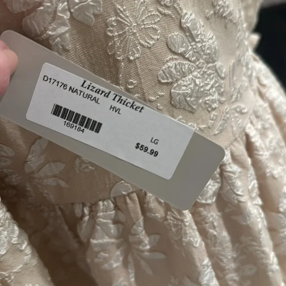 NWT Lizard Thicket Puff Sleeve Dress Sz L - Picture 7 of 10